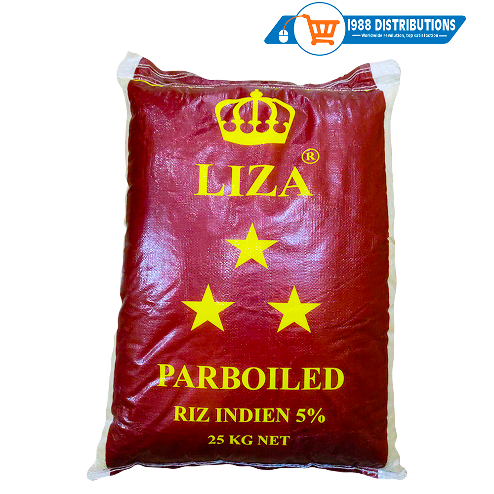 RIZ LIZA PARBOILED 5% BRISURE 25kg - 1988 Distribution